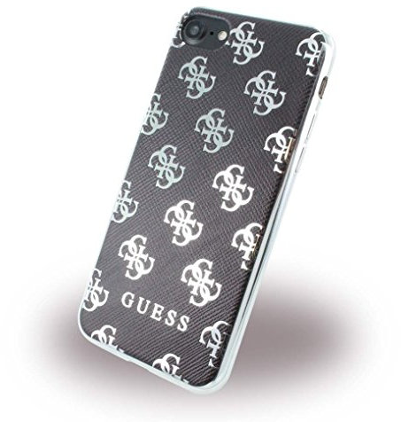 Guess 4G Soft Fur Lined Mobile Phone Sock Case With Pocket For Apple iPhone 7