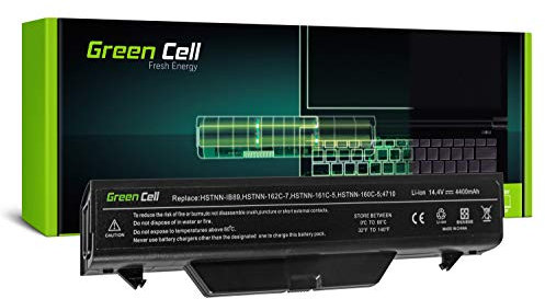 Green Cell ZZ06 ZZ08 HSTNN-I62C-7 HSTNN-IB88 HSTNN-IB89 HSTNN-LB88 HSTNN-OB88 HSTNN-OB89 535753-001 535808-001 593576-001 Batterie d'ordinateur Portable pour HP ProBook 8 cellules 4400 mAh 14 V Noir.