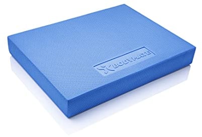 BODYMATE Balance Pad 49x40x6cm BLAU, MITTEL-Harte Variante für Reha, Anfänger und Freizeitsportler, Verbesserung von Balance, Gleichgewicht, Koordination und Stabilität