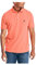 Nautica Men's Short Sleeve Solid Stretch Cotton Pique Polo Shirt, Pale Coral, Medium