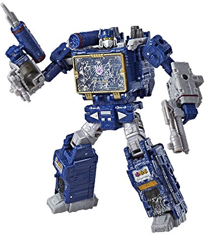 Transformers Toys Generations War for Cybertron Voyager Wfc-S25 Soundwave Actionfigur – Siege Chapter – Erwachsene und Kinder ab 8 Jahren, 17,8 cm