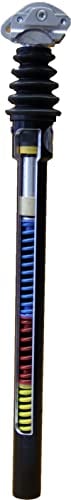 Airwings EXPLETO TRAVEL Gefederte Sattelstütze mit Linear-Kugellager, 425mm Länge (Hard, Ø31,6mm)