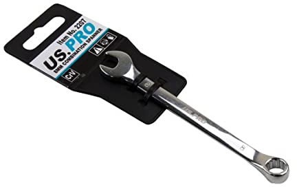 US PRO 8mm Combination Spanner Polished Chrome Vanadium 2207