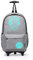 KONO Kinderrucksack Rucksack Backpack Schulrucksack Gepäck Koffer Kabine Rädern Trolley Reise Rädern Rollwagen Hand Fall für Jungen und Mädchen (Grau)