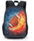 Fußball-Rucksack für Kinder, Burning Rugby, 17.2*11.7*5.5inch