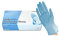 Nitril-Handschuhe 100 Stück in Spender-Box - puderfrei, nicht steril, beidseitig tragbar - Blau (S)