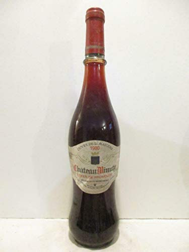 côtes de provence château minuty cuvée de l'oratoire rouge 1980 - provence