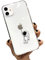 Jacyren Coque iPhone SE 2020, iPhone 8 Etui Coque iPhone 7 Transparent Silicone Cover Housse de Protection Case Ultra Fine TPU Antichoc Anti-Rayures Housse étui pour iPhone 7/8/SE 2020
