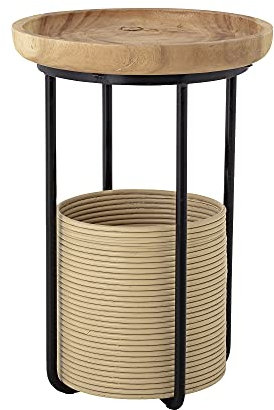 Bloomingville Beistelltisch Hitti, naturfarben, Suar Holz