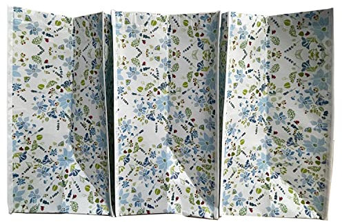 Puckator RBAGS08 Set of 3 Recycled Plastic Bottles RPET Recycling Bags - Julie Dodsworth Botanical