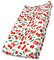 Baby Floral Windel Wickelunterlage Cradle Matratze Wickelauflagen, Säugling Stretchy Stoff Wickeltisch Abdeckung Wickelunterlage Baby Nursery Windel Wickelunterlage 32''X 16 '' (Kirsche)