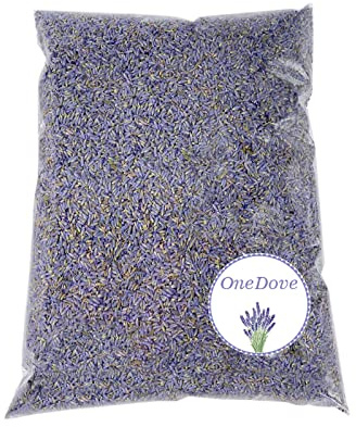 OneDove 2 Pounds Lavender Buds Dried Flowers,100% Natural Dried Lavender Buds, Ultra Blue Grade (2 Pounds)