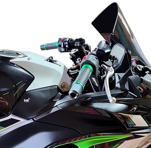 Xitomer 0-3cm (1.2 ) Adjustable Handlebar Clip-On Handle Bar Fit For RC51 2000-2006/ ZX-6R 2013-2021 and so on, Adjustable Fork HandleBar (50mm)