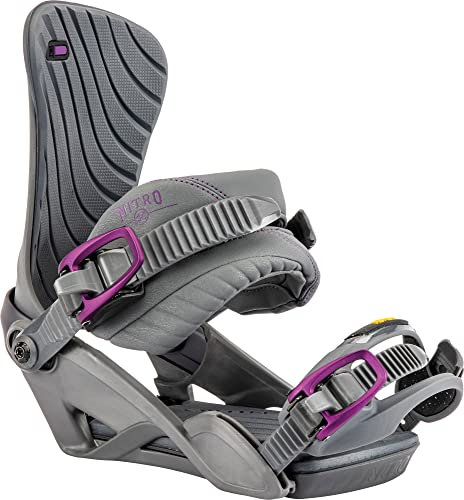 Nitro Damen IVY '23 All Mountain Freestyle Freeride Bindung Snoboardbindung Snowboardbindung, Factory Craft S, S/M
