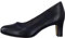 Jana Damen Pumps Elegant Kleiner Absatz Weite H Mehrweite, Schwarz (Black), 38 EU