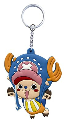 Aurabeam Chopper-s Schlüsselanhänger aus Gummi, Japanisches Anime & Manga, Accessoires Geschenk Figur