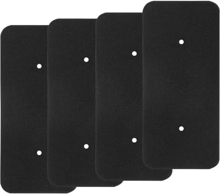 4 Pezzi Filtro Asciugatrice per Candy 40006731, Filtri per Asciugatrice Hoover Candy 40006731 per Scambiatore 275x125x10mm Tampone Filtro Spugna Asciugatrice Filtro Spugna Essiccatore Condensatore