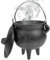 Caldero de Hierro Fundido con Tapa y Mango Halloween 3.94x2.95x2.95 pulgad