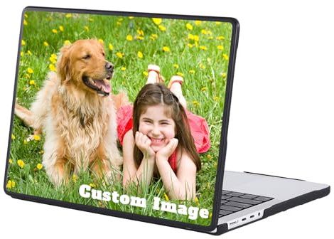Personalisierte Für MacBook Air 13 Zoll M1/A2337/A2179/A1932 (2020 2019 2018 Release) Personalisiert Foto HüLle Bild Text Name Logo Individuelle Laptop Durchsichtige Case Bumper Für Apple Mac Air 13