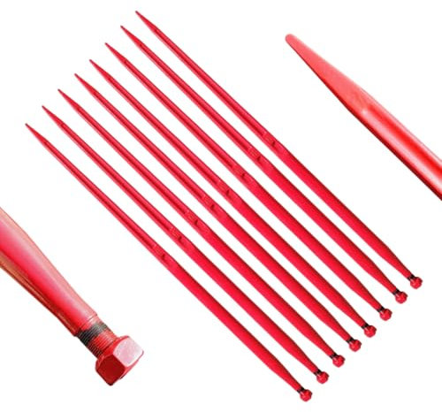 8x Frontladerzinken Frontlader 1100mm Zinken Großballenzinken M22x1.5