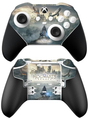 Head Case Designs Offizielle Hogwarts Legacy Wichtige Kunst Grafiken Vinyl Haut Gaming Aufkleber Abziehbild Abdeckung kompatibel mit Xbox Series X & S Elite Wireless Controller Series 2