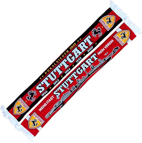 Generisch Stuttgart Schal Fussbalschal -POKALSIEGER 2025-