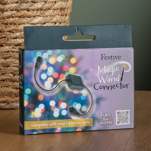 Samuel ALEXANDER Black Inline Connector Box Cable for Remote Control Magic Wand