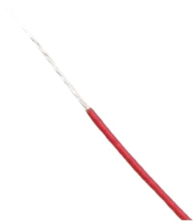 50/100/200/500 M 36 AWG UL10064 PTFE-Drähte, Ultrafeine Mikro-Litz-Isolierung, Verzinnter Kupferdraht for Löten(Red,50m 36AWG)
