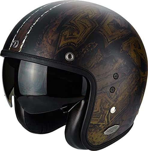 Scorpion Motorradhelm - Belfast Urbex, Noir/Khaki, Größe S
