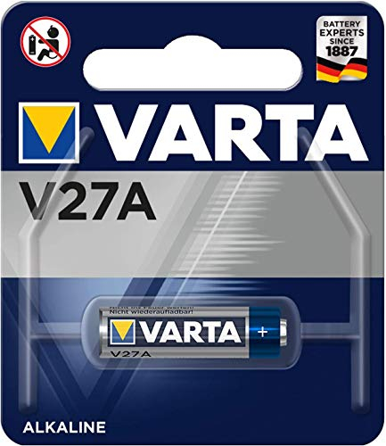Varta 4227112401 - Pile alcaline (V27A, 12 V) Couleur argentée