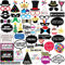 Funny Birthday Photo Booth Props - 47 Pieces - 21st - 30th - 40th - 50th - 60th - 70th - 80th - 90th – Birthday Party Supplies, Decorations and Favors