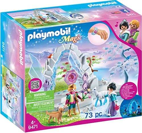 PLAYMOBIL 9471 Magic Portal de Cristal al Mundo de Invierno con Efecto de Luz y Brazalete Mágico, A Partir de 4 años, Multicolor