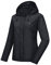 Little Donkey Andy Damen wasserdichte Regenjacke Leichte atmungsaktivem Regenjacke für Outdoor-Windbreaker zum Wandern, Reisen Schwarz XS
