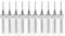 BE-TOOL Hartmetall-PCB-Drehwerkzeug, 0,8 mm Wolframkarbid-Mikrobohrer, 0,3 cm Schaft für Schmuck, CNC, Weiche Metalle, Druckschaltung, Gravierwerkzeug, 10 Stück