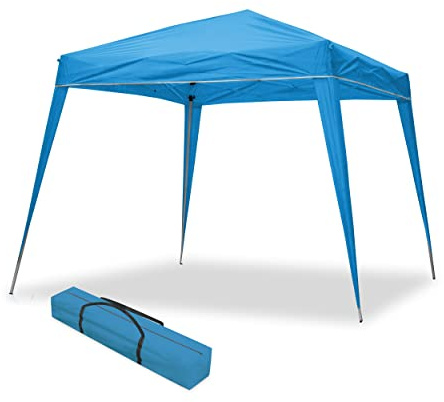 Wasabi - Carpa Plegable 3x3 m – Resistente al Agua - Incluye Vientos y Piquetas de Fijación - Estructura de Acero - Cenador para Jardín – Pérgola Playa - Camping Fiestas