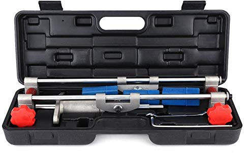 Door Lock Mortiser Fitting Jig Mortice Kit, 3 Cutters Door Lock Mortiser Fitting Jig Mortice Kit with Wrench Home Improvement Tool
