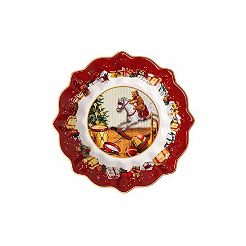 Villeroy & Boch 14-8332-3688 Plato para Galletas, 0.18 litros, Porcelain, carbón