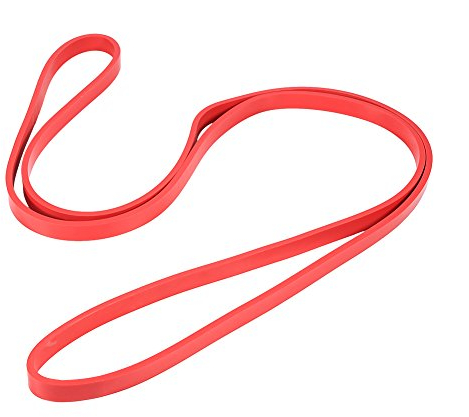 EVTSCAN Latex Seil, 2 Farben Latex Resistance Stretching Band Pull Up Fitness Assist Übungsband(1,3 rot (15-35) lb)