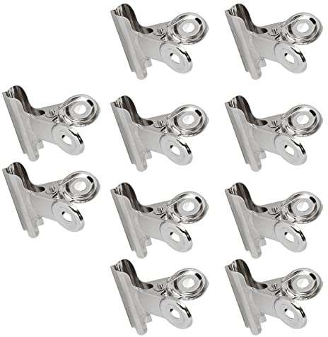 Nail Fiberglass Clip, Ergonomic 10pcs Portable Wear Resistant Nail Pinching Extension Clip Firm Metal for Home for Women for Nail Salon