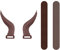 1 Paar Devil Horn Demons Horn für Kopfhörer Silikon Headset Dekoration