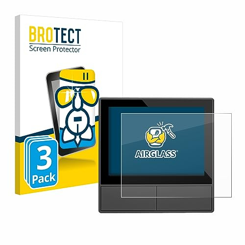 BROTECT Schutzglas für SONOFF NSPanel Smart Scene Wall Switch EU | 3 Stück Transparenter Displayschutz Made in Germany Schutzfolie Panzer Folie Glas 9H Anti-Fingerprint Einfache Montage Clear