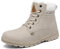 Mishansha Invernali Stivali da Neve Donna Impermeabili Stivaletti Caldo Outdoor, Calda Beige 38
