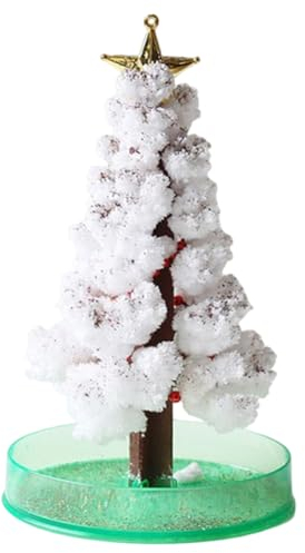 Fiorky Magischer wachsender Weihnachtsbaum, lustiger wachsender Papier-Weihnachtsbaum, pädagogische Neuheit, DIY, lustiges Erwachsene und Kinder