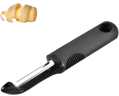 Gemüse Schäler, Edelstahl Obstschäler Pendelschäler mit Aufhängöse, Küche