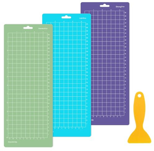 MHDUYEG 3 Stück Schneidematte für Joy Matte Joy Schneidematte 30.5 x 11.4cm (4.5 x12 Zoll) Schneideschreibmaschine (Standardgriff Leichter Griff Starker Griff) JYBM38