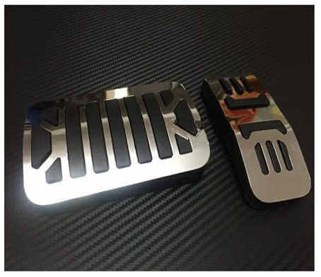 QIFANB Bremse Fußpedal Auto Gaspedal Fit Für Jaguar Für XF Für XJ Für XJL 2013 2014 2015 2016. Kein Bohren! 2 Stück Kraftstoff Gas Bremsfuß Pedal Pad Platte Set Kit Auto Styling Auto Pedale