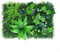 Cercas artificiales decorativas de 40 x 60 cm, paneles de pared de plantas artificiales, valla de flores artificiales, hojas verdes, vallas de pared para exteriores, paneles de pared de plantas
