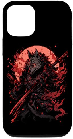 Samurai Wolf Japanisch Kanji Samurai Wolf Hülle für iPhone 13