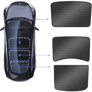 Protection Sunshade Privacy Sun Shade For Tesla For Model 3 Y Car Side Window Sunshade Blind Shading For Camping Hiking Rest Accessories Sun Shades(A Black Ice 3piece)