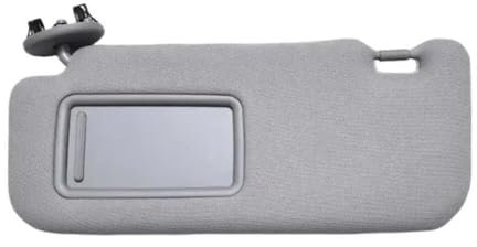 HCPAVEXT Parasol Interior Parasol Interior para Coche Lado Izquierdo Y Derecho para Conductor Y Pasajero con Espejo para Toyota para Auris para Corolla 2008-2013(Left Grey)